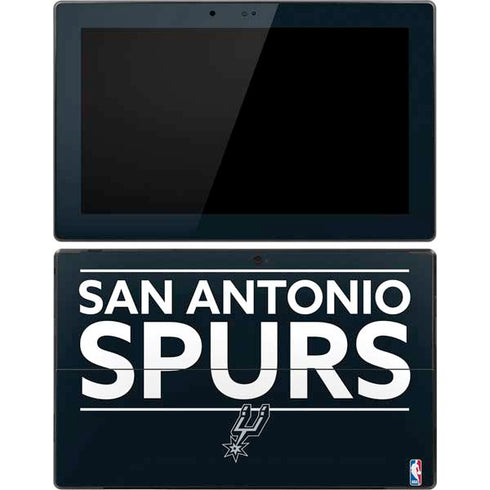 NBA San Antonio Spurs Standard - Black Surface Pro Tablet Skin
